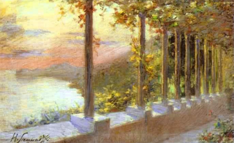 Henryk Siemiradzki - 129, Paesaggio italiano, Lviv National Art Gallery, Lviv